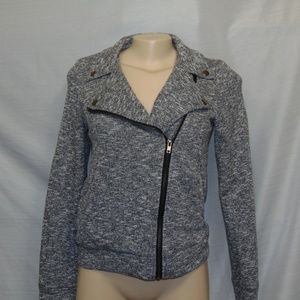 Love Tree French Terry Moto Jacket